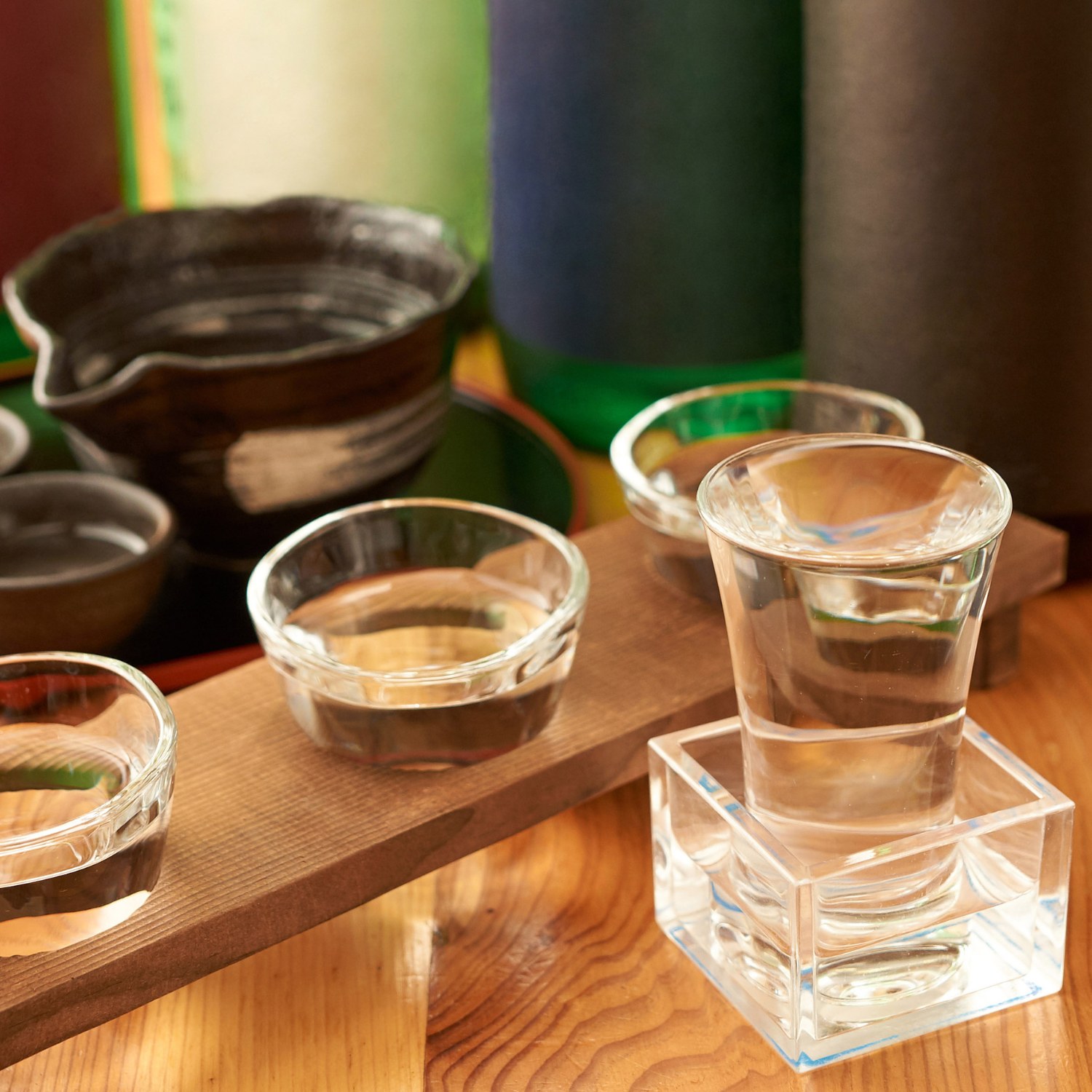 Sake Bar の日本酒テイスティング